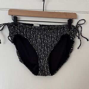 Athleta Black and White Swim Bottom